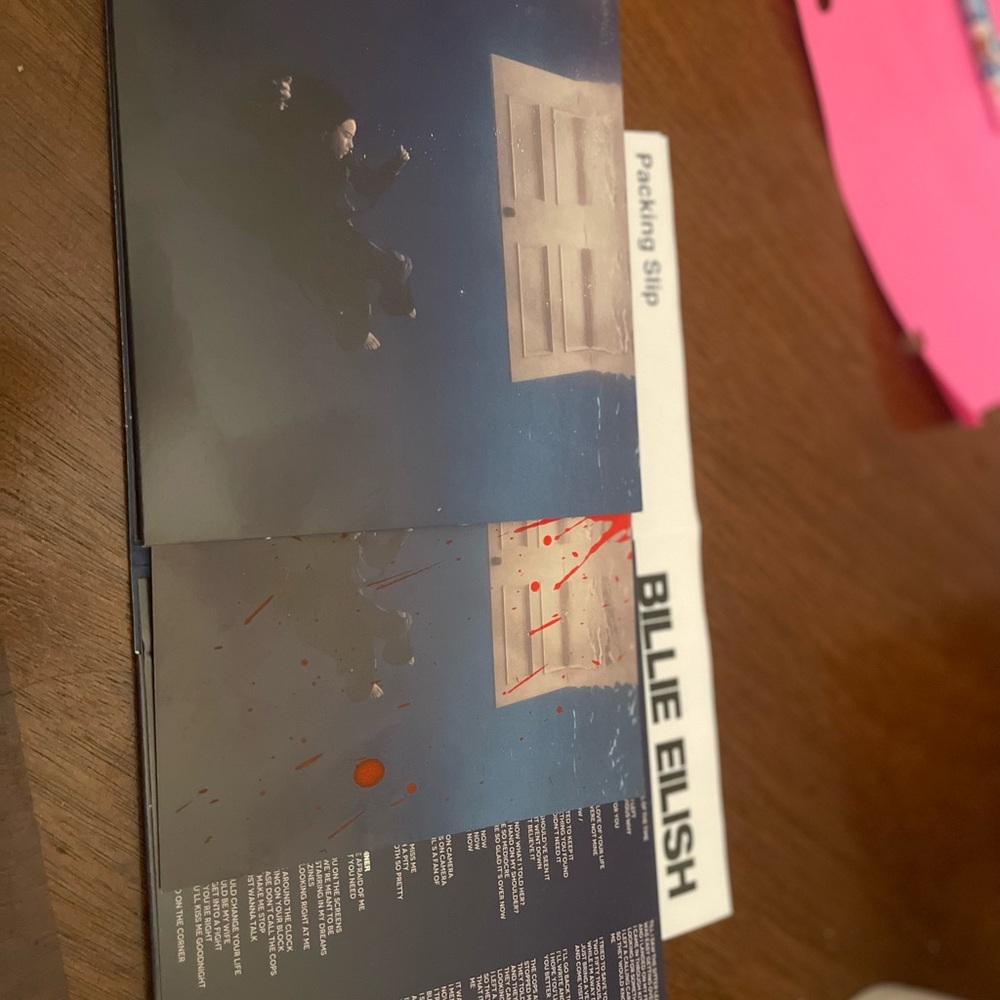 Billie Eilish hit me hard and soft splatter CD do not buy reserved.